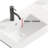 Double Bowl Ceramic Bathroom Sink - 121 X 46 X 17Cm Thin Edge Vanity Basin, Dual Countertop Porcelain Wash Basin For Bathroom, Toilet, Powder Room (No Faucet, No Drain Included)