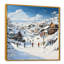«Skiing Winter Village Horizon», art mural fruits-1655979311-1869099121