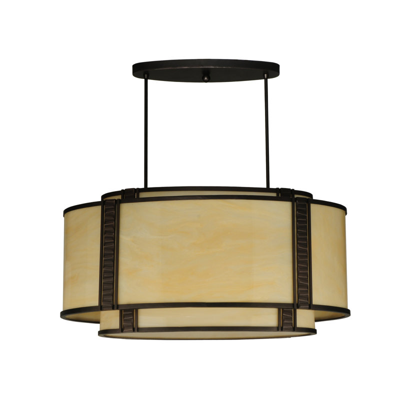 Lustre tambour 2 lumières Palisade