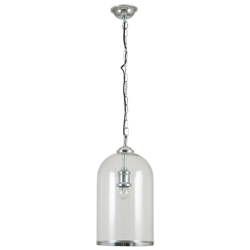 Roanoke 1 - Light Cylinder Pendant, Silver