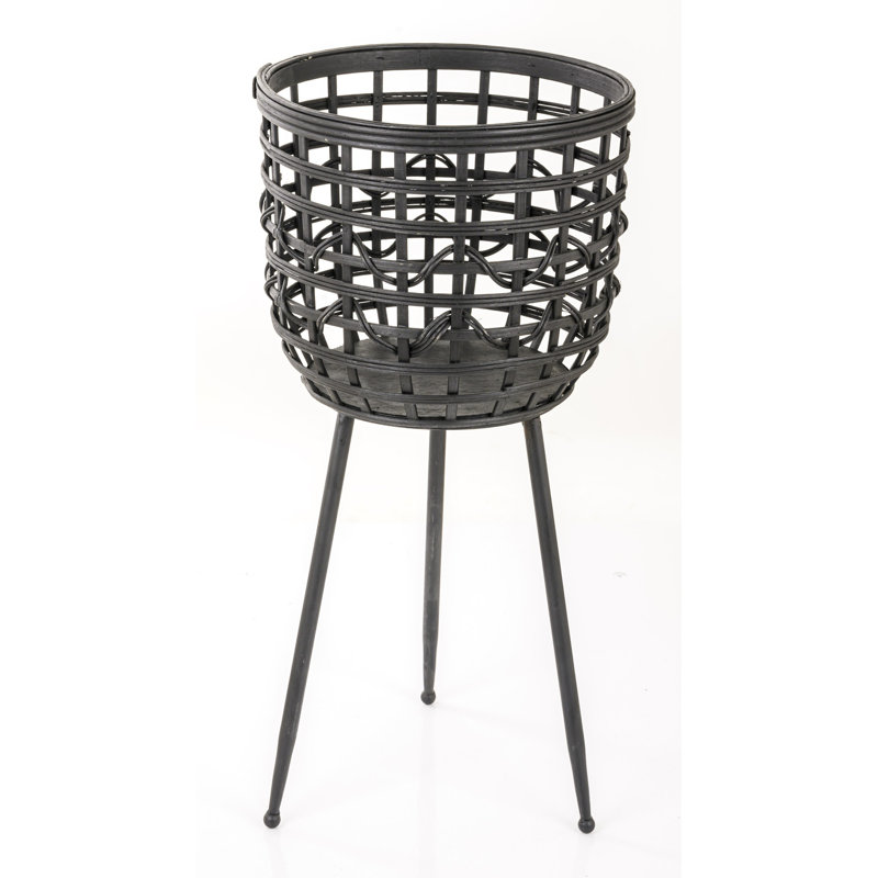Biermann Metal Pot Planter, 68cm H x 32cm W x 32cm D