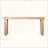 Rustic Natural Wood Console Table