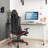 Gymax Adjustable Reclining Ergonomic Faux Leather Swiveling PC & Racing Game Chair-63556132