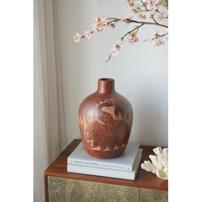 D9.1x13 "Vase en terre cuite pour la décoration intérieure, centres de table de vase de fleurs