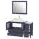 Karson 48'' Single Bathroom Vanity with Engineered Marble Top with Mirror