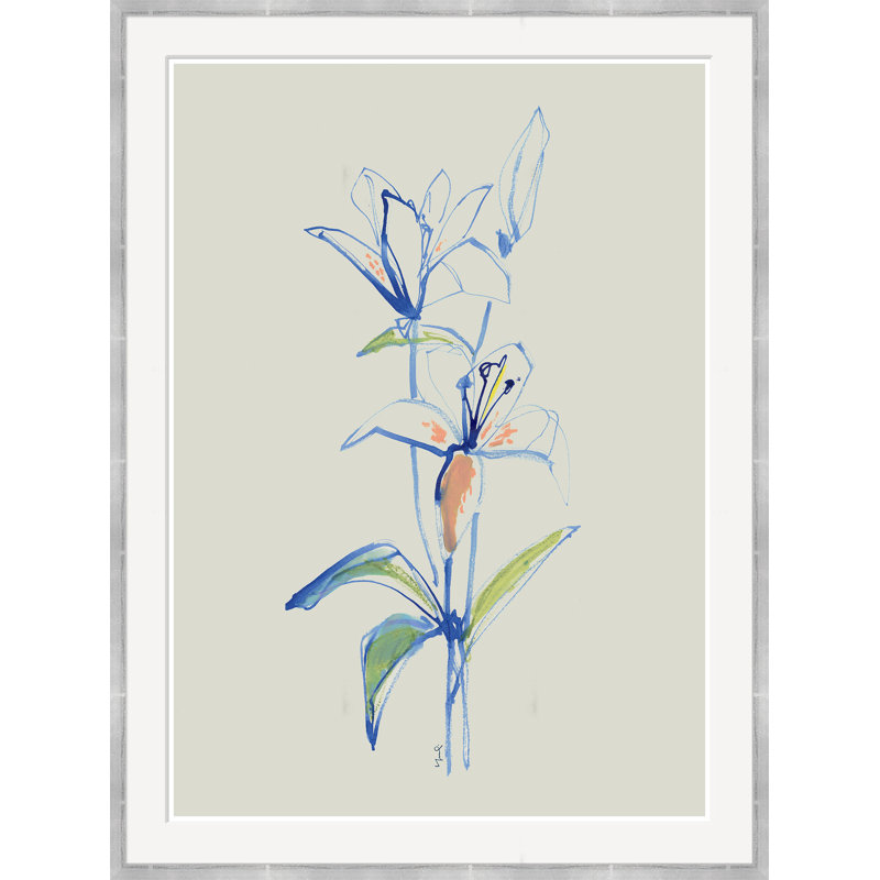Lilies par Yuki Osada - peinture encadrée