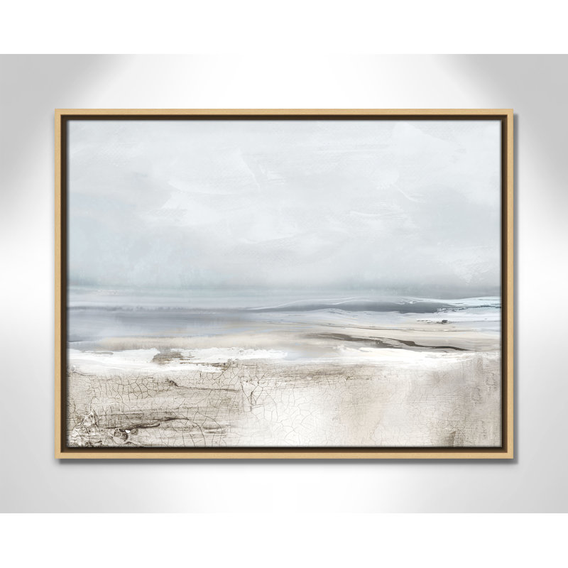 Coucher de soleil sur les reflets - Version paysage par Luna Mavis, Naturel, H 19,5 po x l 25,5 po