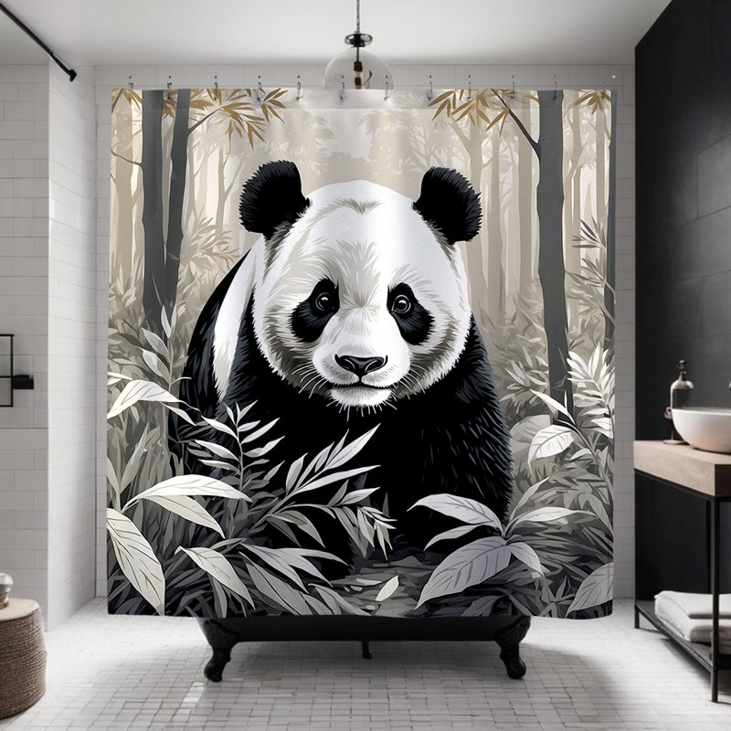 Parrish Panda Shower Curtain