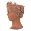 Pot à fleurs brun en ciment-270957829