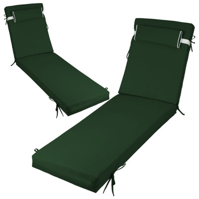 2ps 3-inch Thick Outdoor Lounge Chair Cushion-waterproof And Anti-fading, Suitable For Most 80-inch Pool Terrace Chairs.