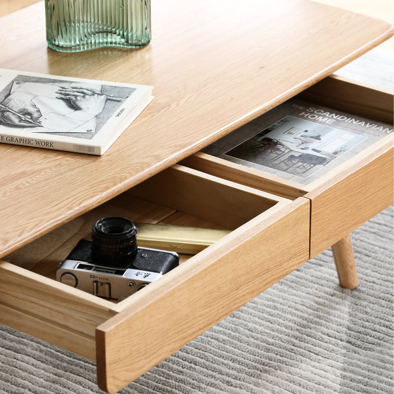 Largeur de la table basse: 100 x profondeur 50 x hauteur 44 cm, bureau central facile à assembler