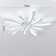 Jackeline Modern Unique V-Shaped 5-Light Ceiling Flush Light