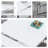 4 - Person Dining Set, Modern Rectangular Dining Table Set with 4 Luxury Faux Leather Dining Chairs-360946218-360946264