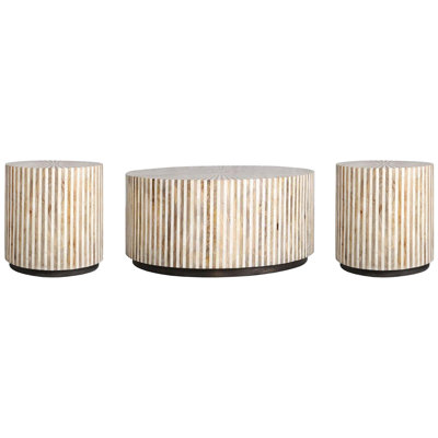 Cocktail Table With 2 End Tables