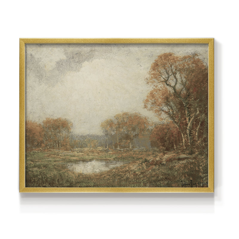 Paysages rétro-DCIV - reproduction encadrée