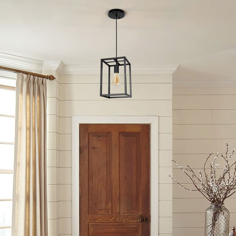 Luminaire suspendu industriel moderne rétro Joft, Noir