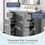 Meuble-lavabo 36 po avec lavabo en céramique-641467017