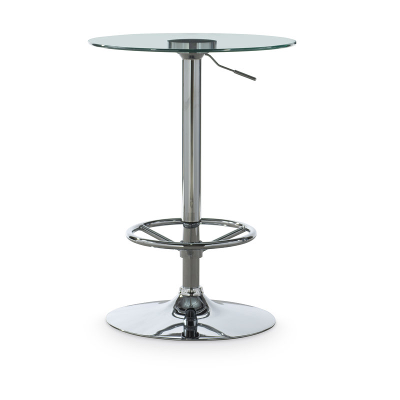 Iftu 2 - Person Pedestal Dining Set, Black, White