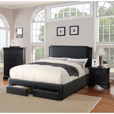 Dialita Upholstered Storage Bed by Ebern Designs