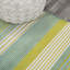 Aliyaah Gradient Ticking Striped Green/Blue Rug-848966246
