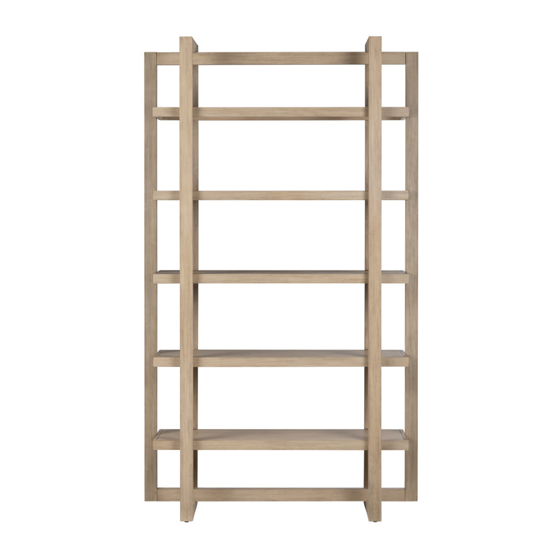 Koda 5 Shelf Etagere_Bookcase, Tan