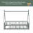 Tent-Shaped Floor Bed,Teepee Bed With Guardrails,Slats-1541284488