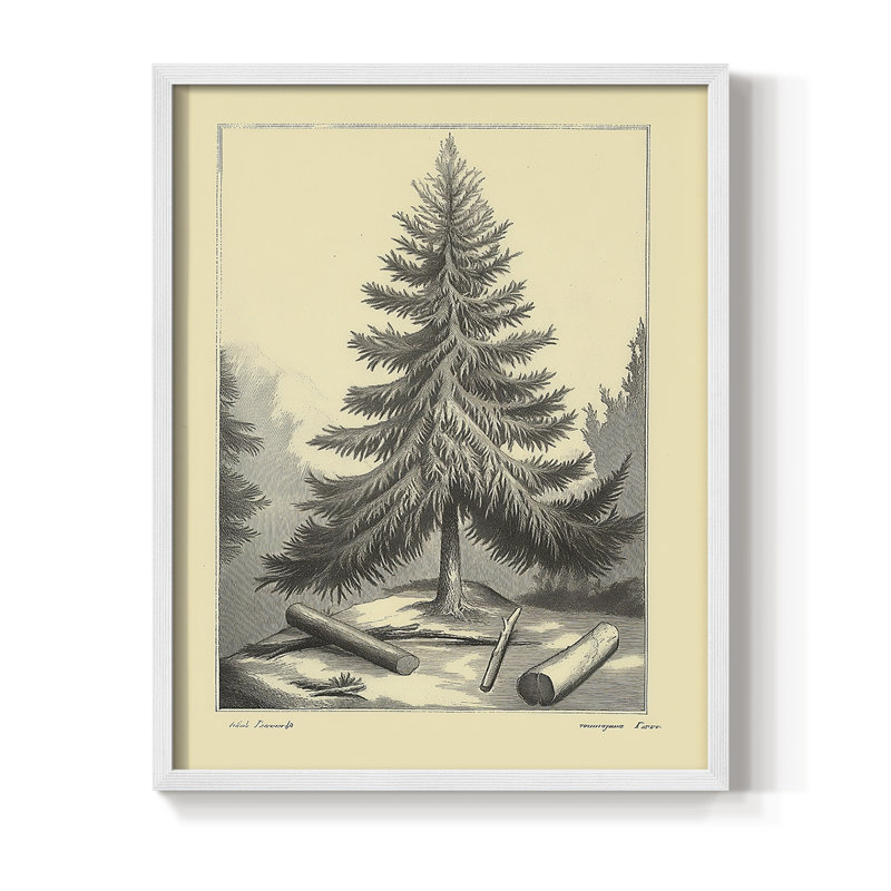 Reproduction d'art encadrée de Noël