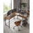 Enprise 54.3'' L-Shaped Metal Base Writing Desk-1478106378