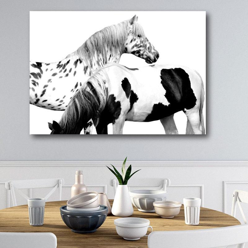 «Sp Spot and Pinto», impression sur toile tendue