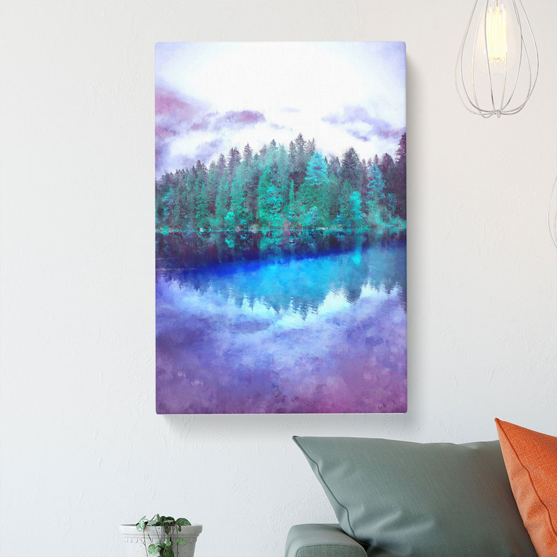 Mythical Forest In Germany - Wrapped Canvas, 91cm H x 60cm W x 3cm D