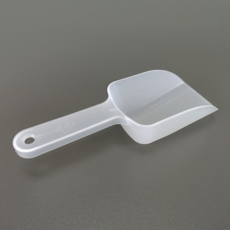 Cuillère à glace utilitaire PP 4 oz, 6,3 x 2,95 x 2,16 po, translucide, cuillères de cuisine en plastique pour les mariages, buffet de bonbons, crème glacée