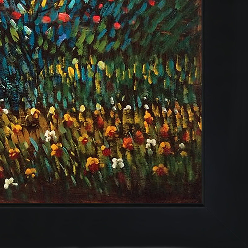 Pommier I, reproduction sur toile, H 28,75 po x l 24,75 po x P 2 po, Cadre en bois nouvel âge