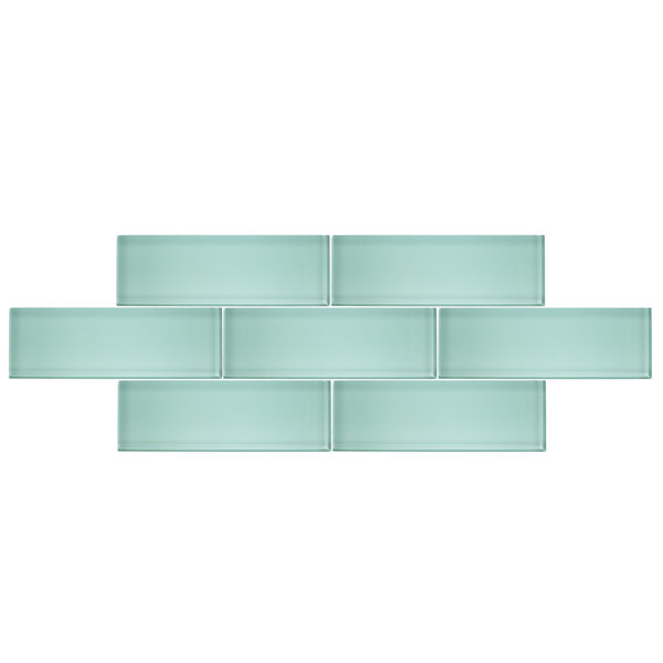4" x 12" Glass Subway Tile