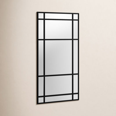 Zayshaun Metal Rectangle Wall Mirror