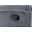 Causeuse inclinable avec accoudoirs coussinés 64,17 po