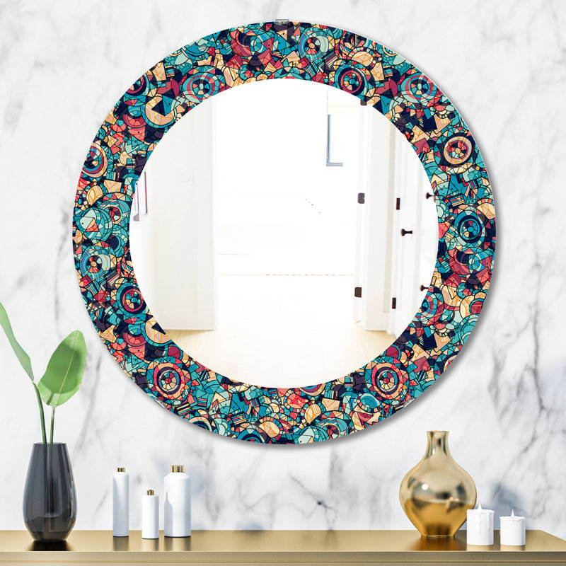 Accent Mirror, 31.5" H x 23.7" W, Paisley
