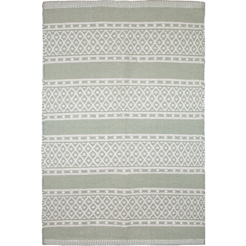 Tapis en coton Aliaga, Rectangle 5 pi 3 po x 7 pi 7 po