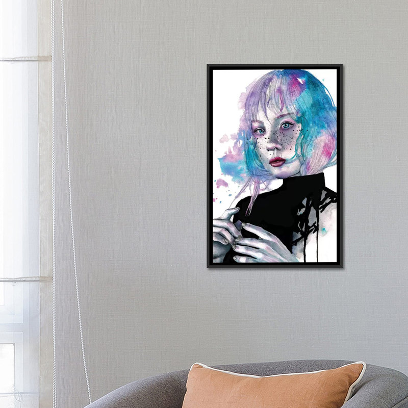 « broken » et « hearts cassé », impression sur toile, H 26 po x l 18 po x P 1,5 po, Toile avec cadre noir