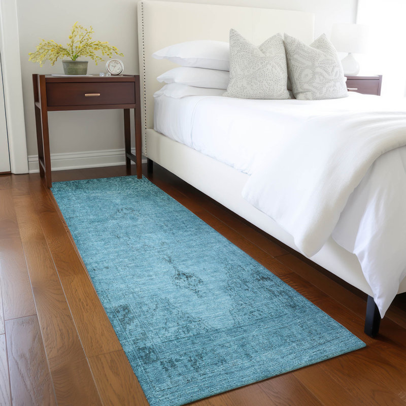 Tapis intérieur / extérieur Nayelin, Tapis de couloir 2 pi 3 po x 7 pi 6 po