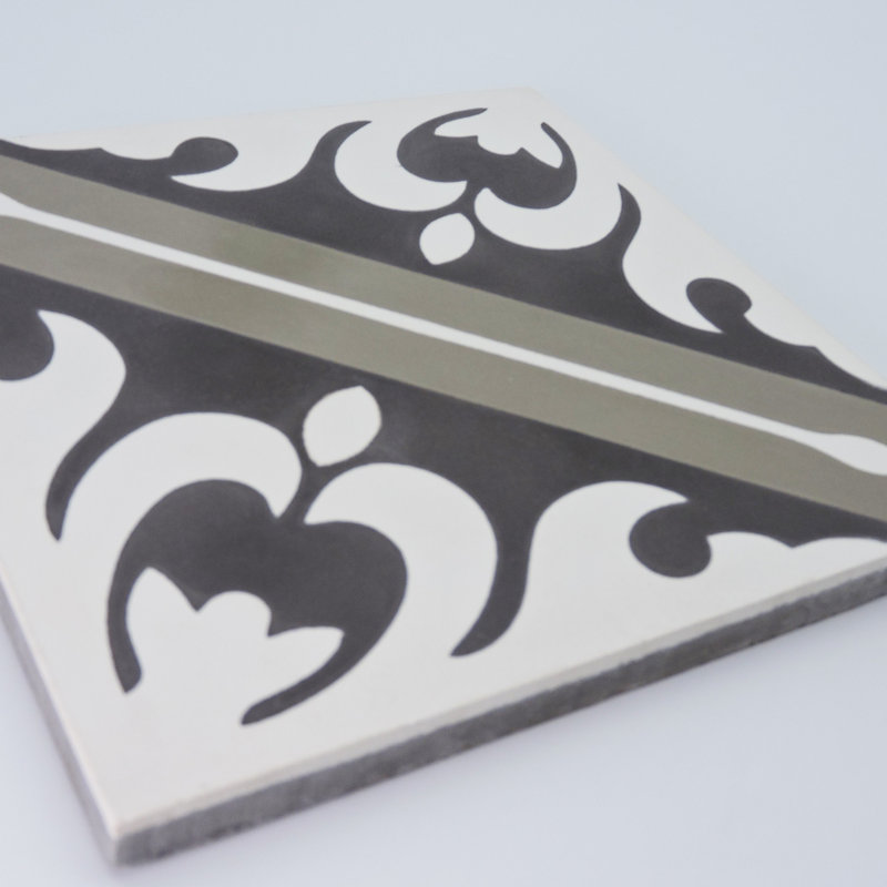 Malta 8" x 8" Cement Patterned Wall & Floor Tile