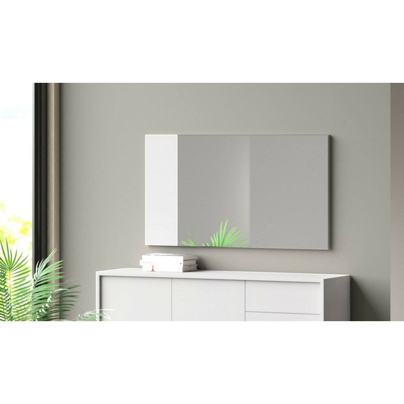 Alfreada Mirror, White
