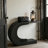 Stylish Hallway Table,Console Table,C-Shaped Accent Table