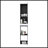 12" Bathroom Side Cabinet