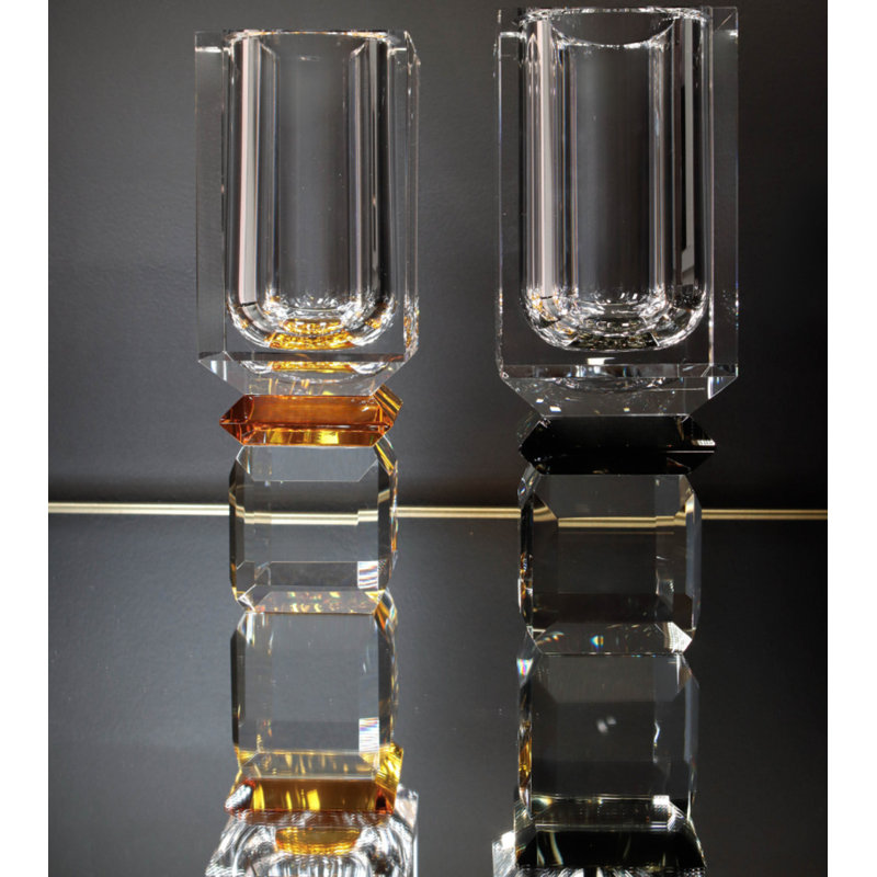 Crystal and Glass Table Vase