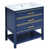 Blue is out of stock selected