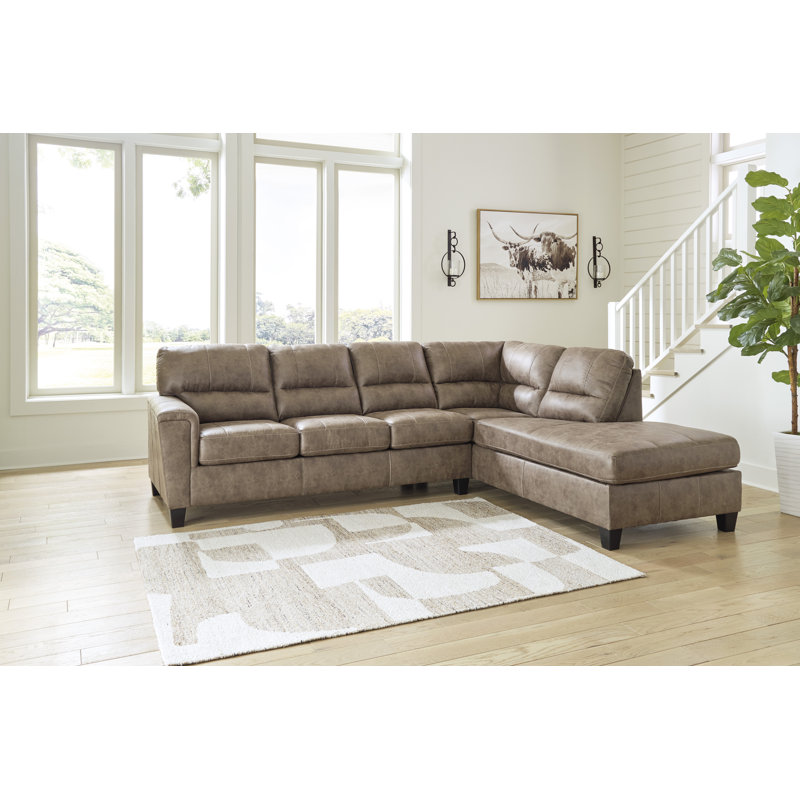 Navi 2-Piece Sectional Sofa Chaise, Right Hand Facing