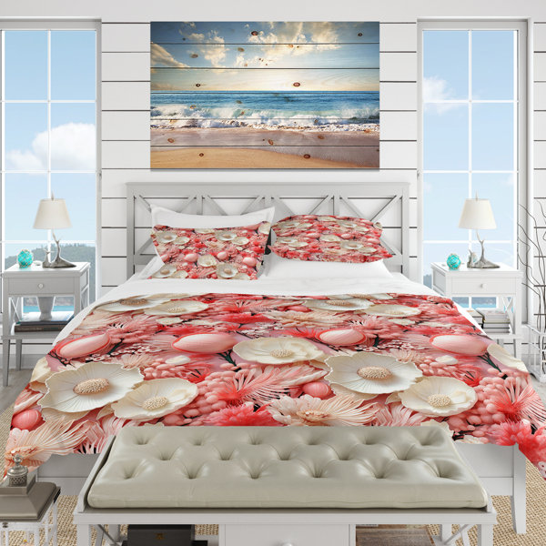 East Urban Home Propes No Floral Duvet Cover Set | Wayfair