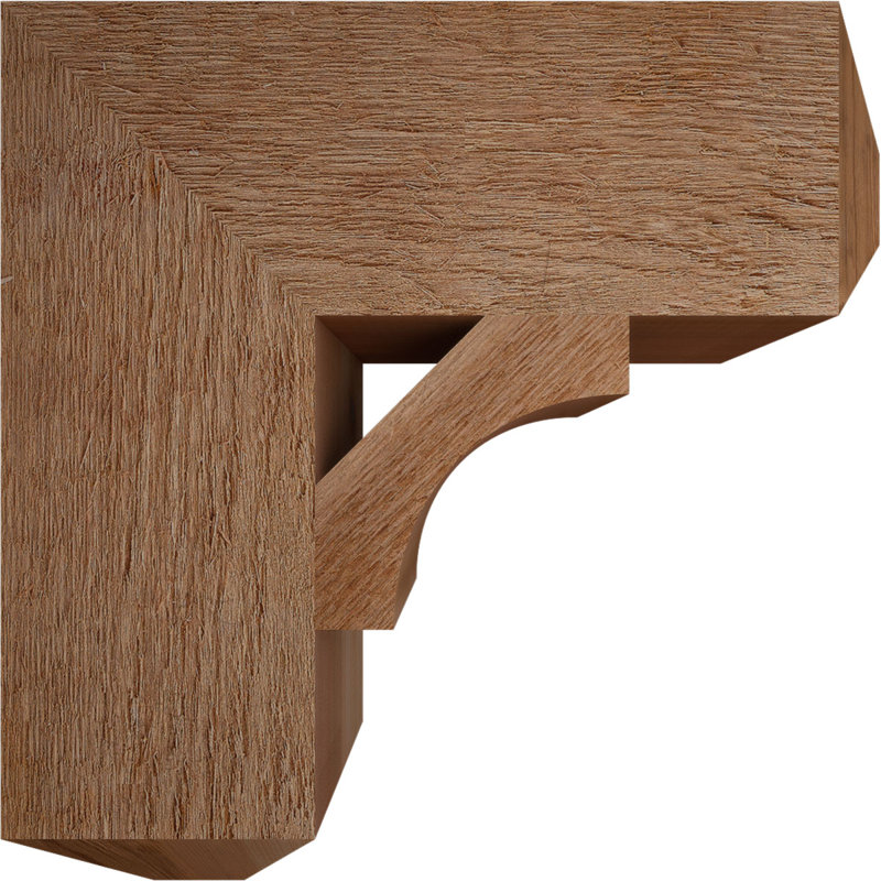 Support Westlake Craftsman, H 18 po x l 6 po x P 18 po, Cèdre rouge de l'Ouest, Rugueux