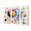 «Blue and Pink Abstract Geometric Vision 2», art mural géométrique-1436710938-1436710937