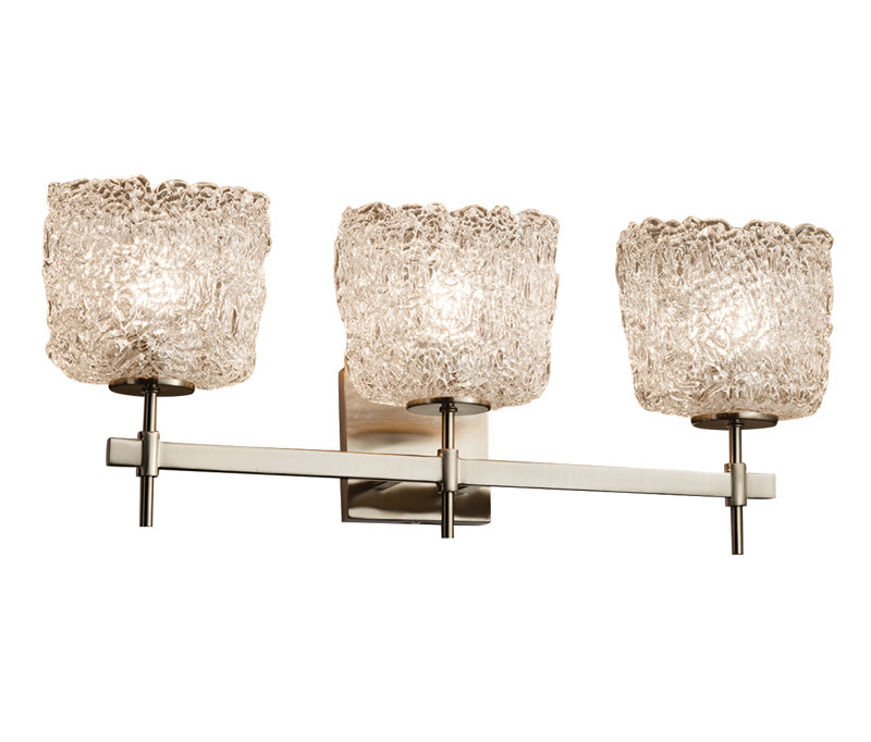 Leroux 3 - Light Dimmable Vanity Light, Brushed Nickel